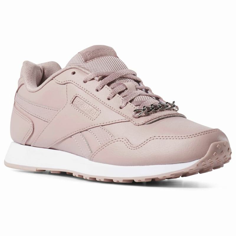 Reebok Royal Glide Shoes Womens Rose/White India GT9055GB